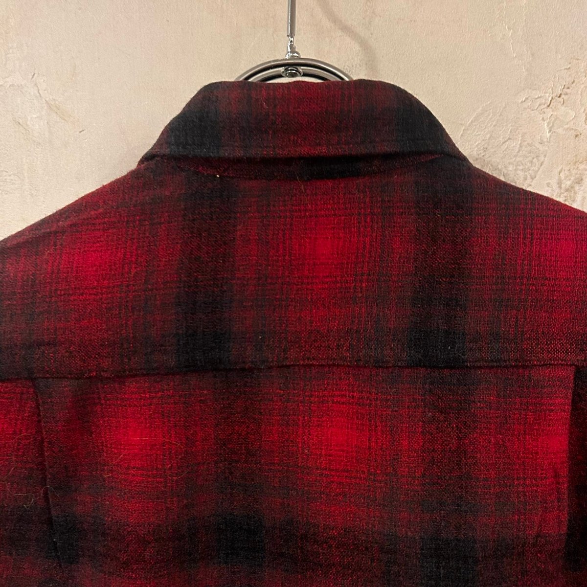 50s PENDLETON ウールチェックシャツ ペンドルトン オンブレ 50s PENDLETON ウールチェックシャツ ペンドルトン オンブレ