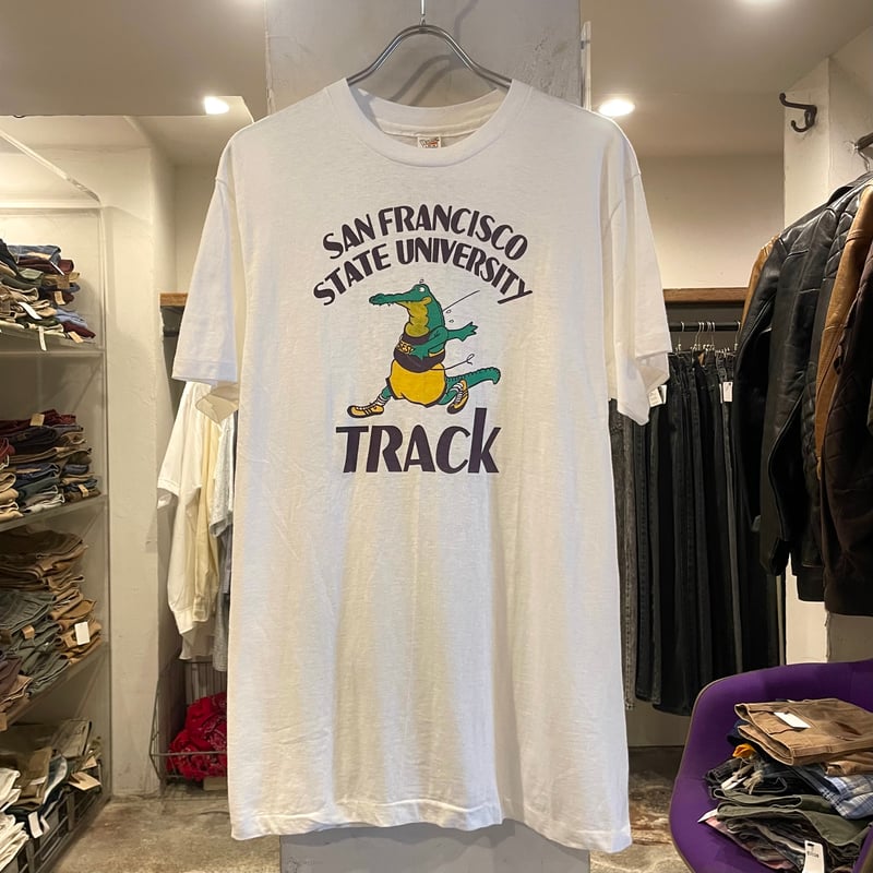 70s Hanes カレッジTシャツ USA製 Size L SAN FRANCISCO ST