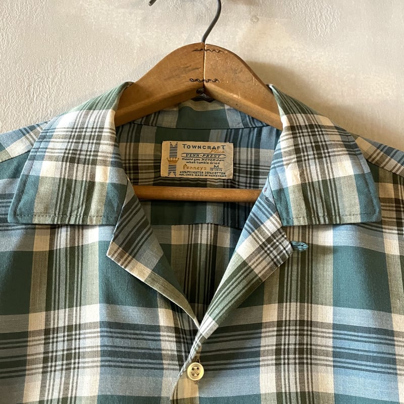 60s TOWNCRAFT Vintage Loop Shirt オープンカラーシャツ ボック 60s TOWNCRAFT Vintage Loop Shirt オープンカラーシャツ ボック
