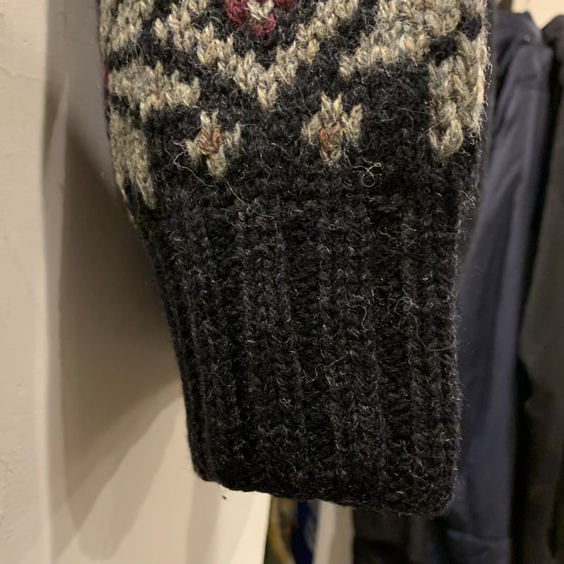 POLO by Ralph Lauren ショールカラーニット ラルフローレン 雪柄 HAND