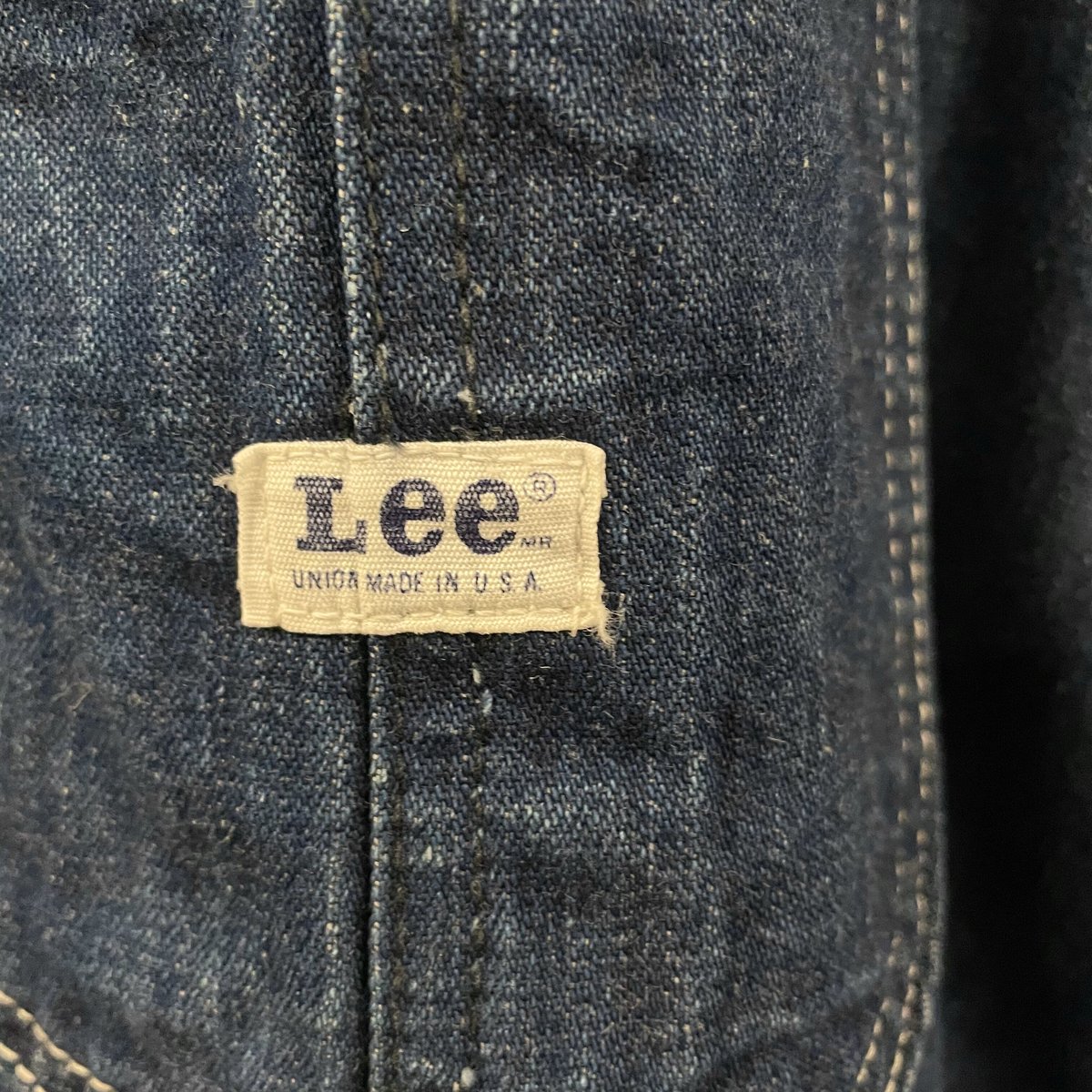 Lee 91-J 70s USA製 デニムカバーオール ユニオンチケット リー Lee 91-J 70s USA製 デニムカバーオール ユニオンチケット リー