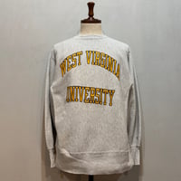 90s　Champion　リバースウィーブ　Reverse Weave　USA製　Size L　WEST VIRGINIA UNIVERSITY　刺繡タグ　チャンピオン　(S4965)