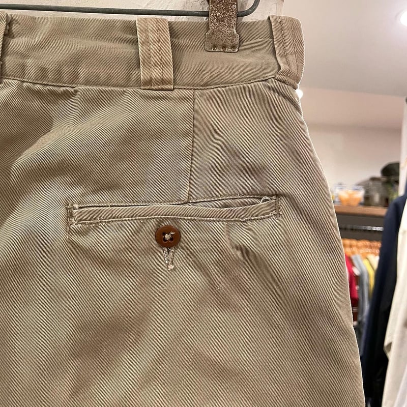 US ARMY KHAKI TROUSERS チノトラウザーズ 50s 軍パン US ARMY KHAKI TROUSERS チノトラウザーズ 50s 軍パン