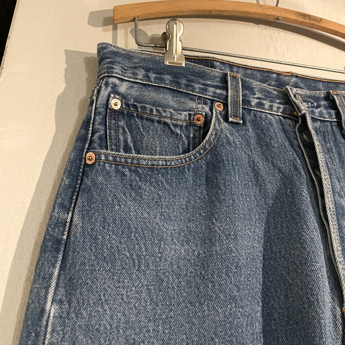 00s Levi's 501 0000 リーバイス 31×29 デニムパンツ USA製 ボタン