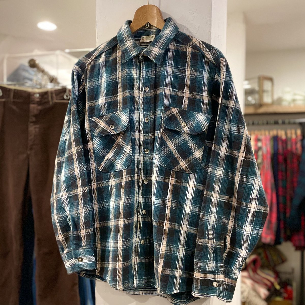 FIVE BROTHER チェック柄フランネルシャツ 17-XL FIVE BROTHER チェック柄フランネルシャツ 17-XL FIVEBROTHER