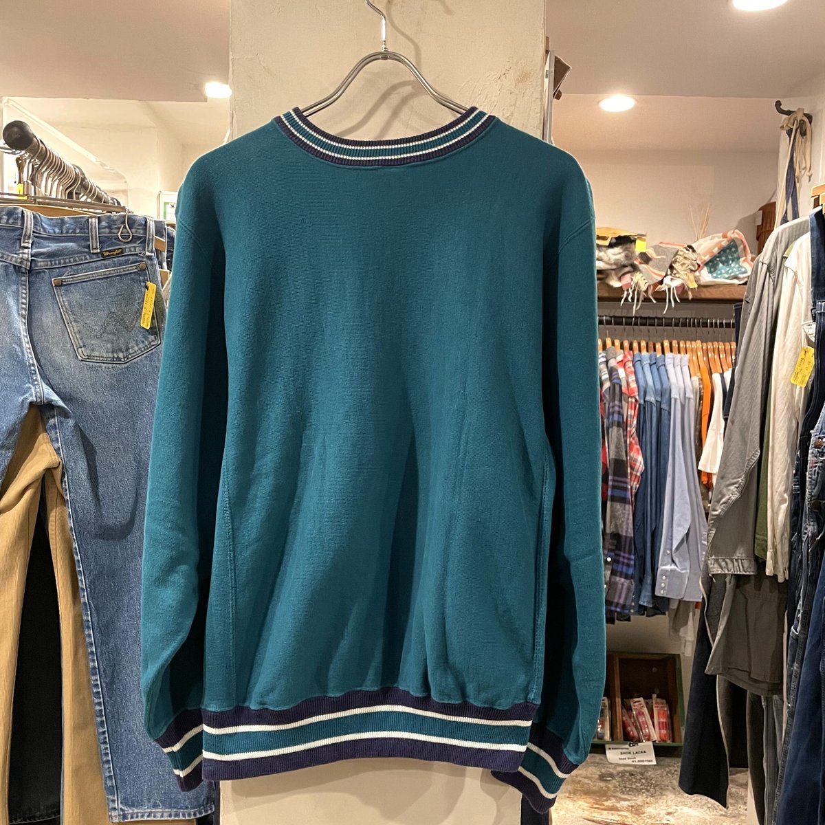 90s Champion リバースウィーブ reverse weave ターコイズブルー US