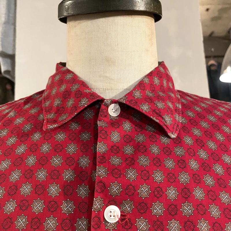 60s CAMPUS Vintage Shirt コットンシャツ USA製 総柄 ボックス 60s CAMPUS Vintage Shirt コットンシャツ USA製 総柄 ボックス