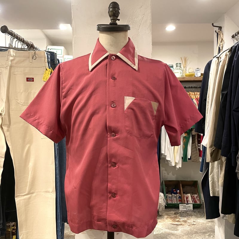 70s King Louie USA製 ボーリングシャツ sizeM フロッキー