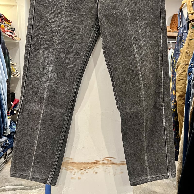 90s~ Levi's 505 後染め ブラックデニム ボタン裏522 オレンジタブ USA