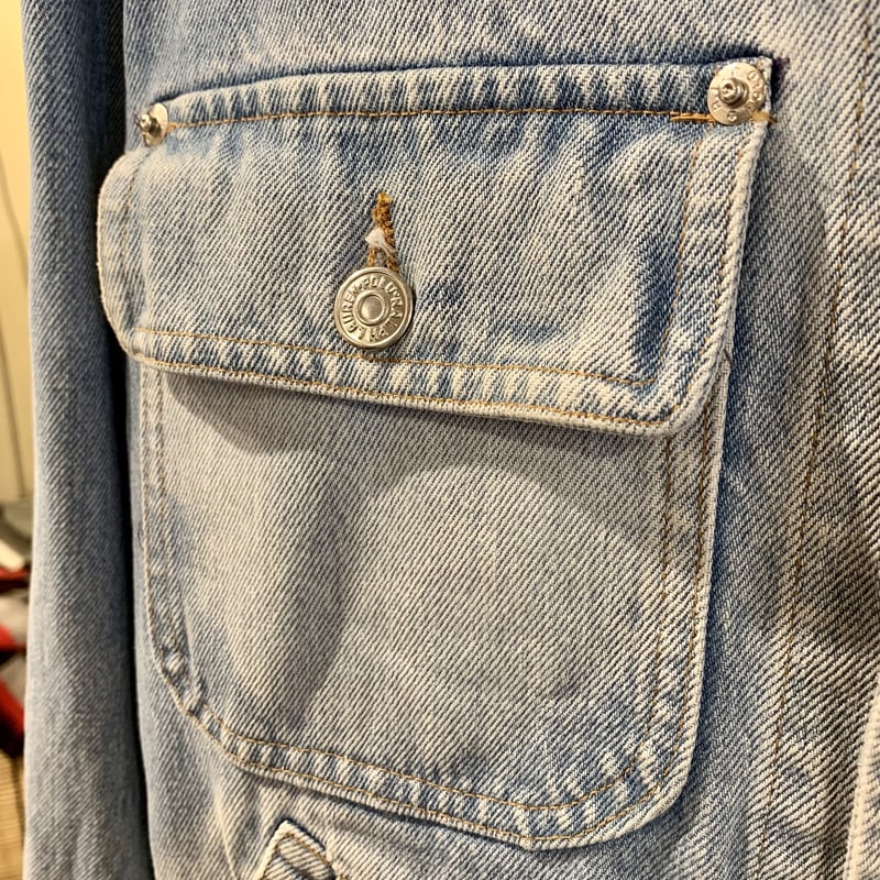 80s POLO RALPH LAUREN デニムジャケット インディアンヘッド 白タグ