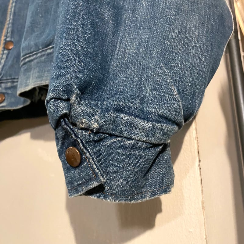 70s Wrangler 227MJL ボア デニムジャケット USA製 Size 46 ラン 70s Wrangler 227MJL ボア デニムジャケット USA製 Size 46 ラン