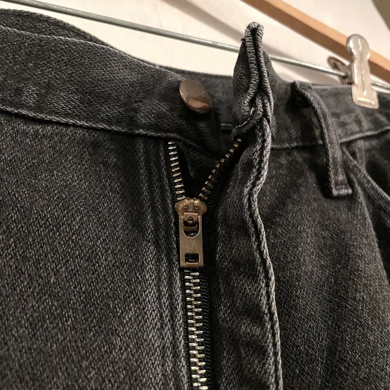 80s Wrangler 13MWZWK 後染め ブラックデニムパンツ 32×33 USA製