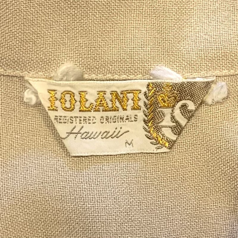 IOLANI 60's シャツ デザイン アート ハワイアン ヴィンテージ 60s IOLANI S/S Vintage Hawaiian Shirt ハワイアンシャツ