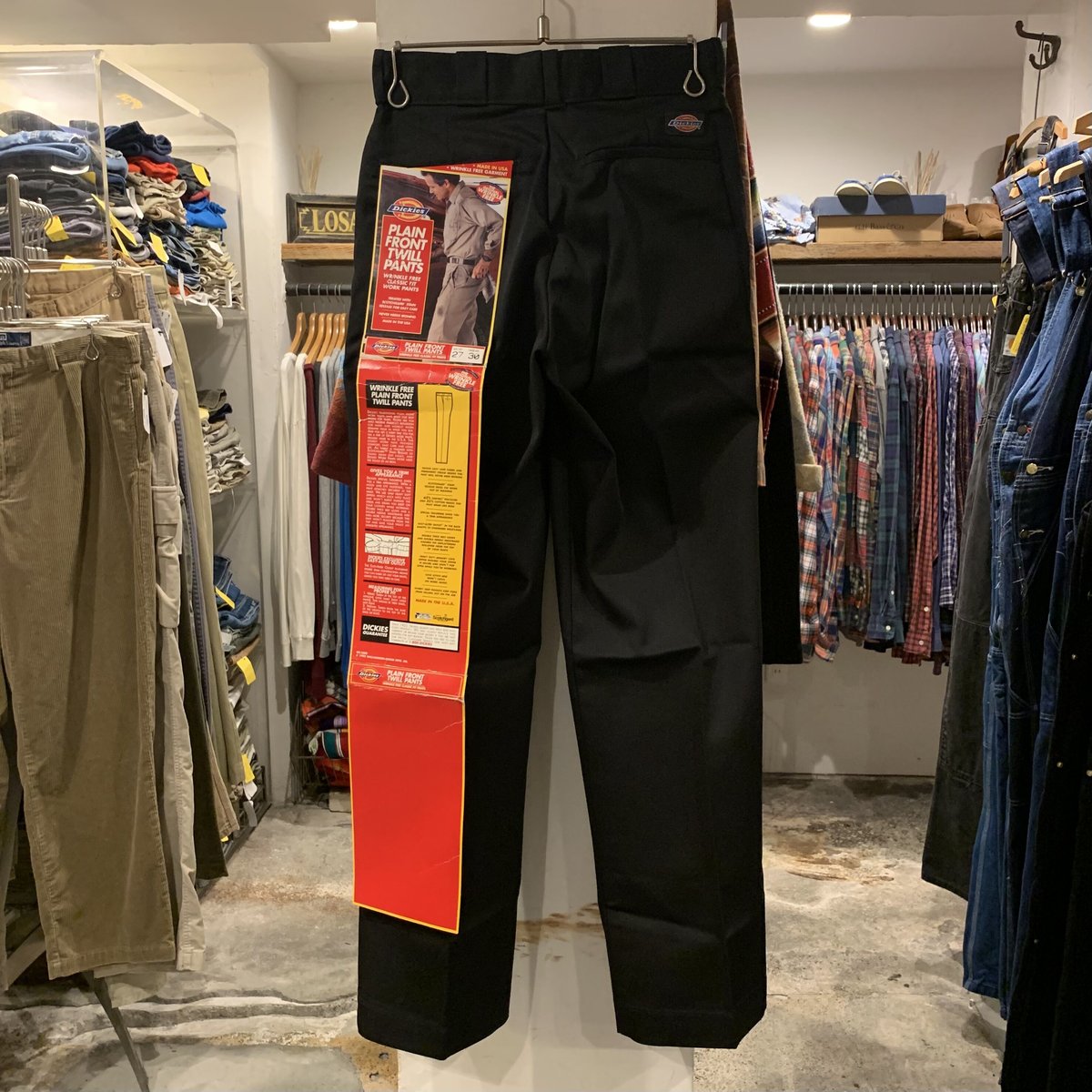 90s Dickies ワークパンツ ディッキーズ ブラック USA製 90s Dickies ワークパンツ ディッキーズ ブラック USA製