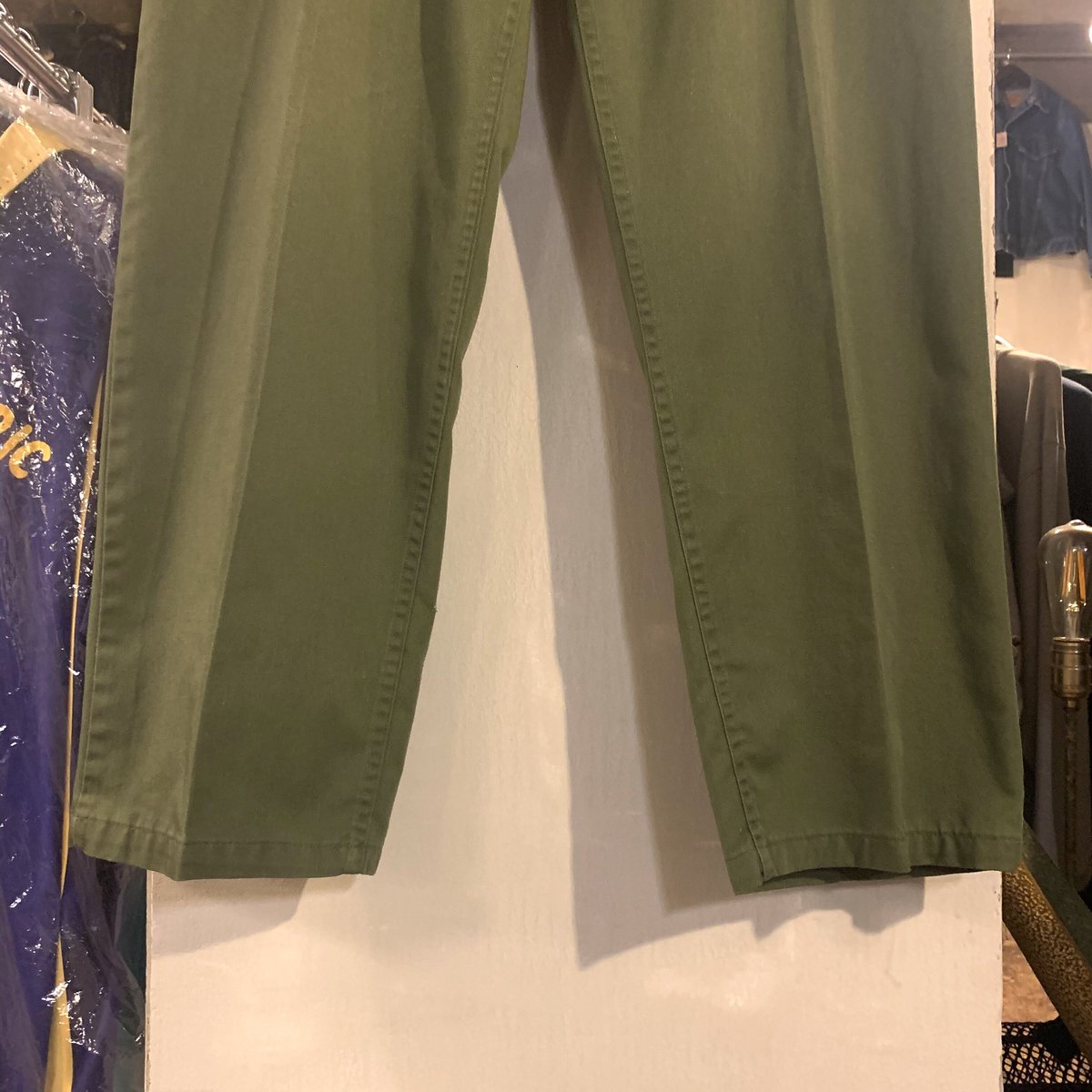 80s US ARMY ベイカーパンツ コットン×ポリエステル フロントジップ