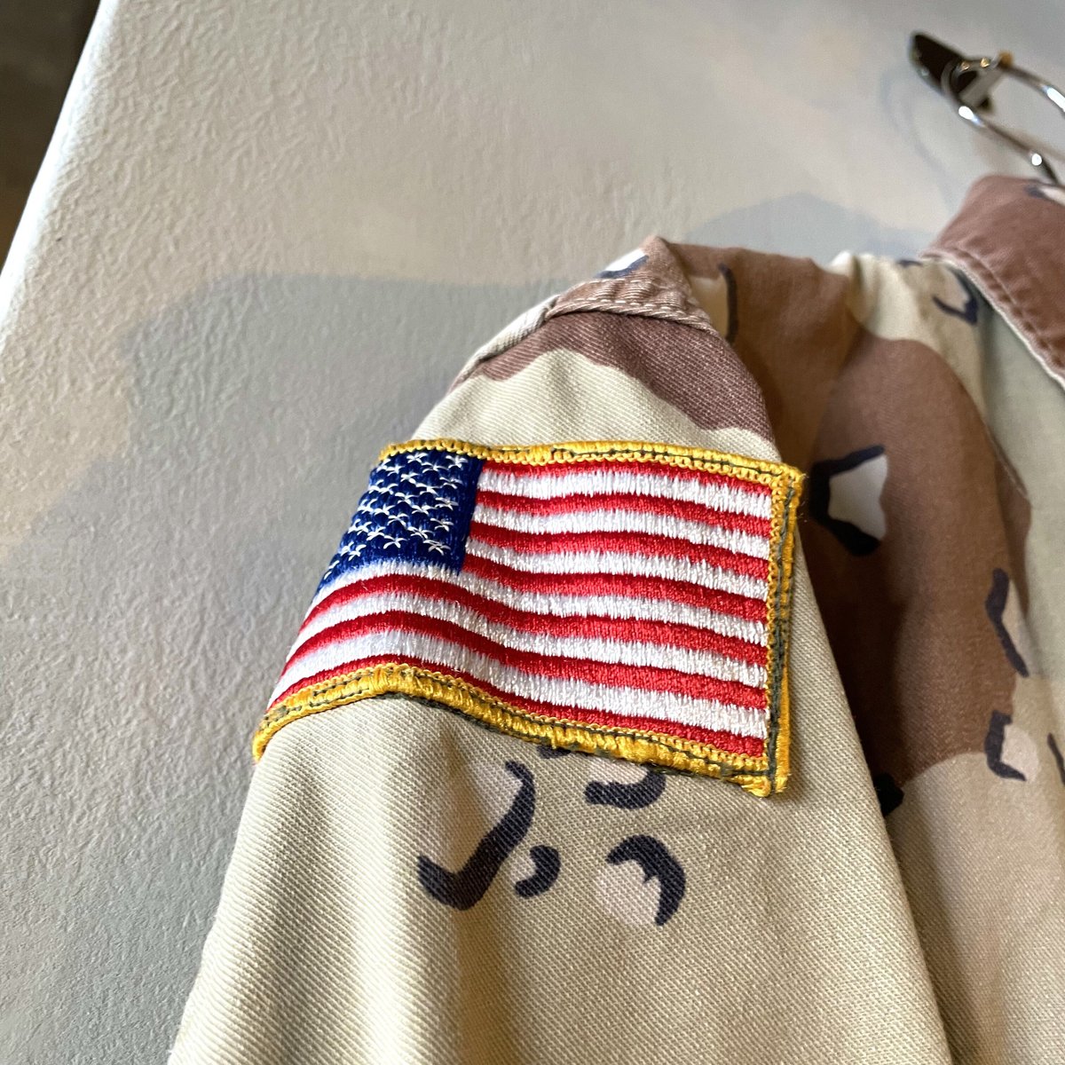 80s US ARMY 6C デザートカモ柄 BDU ジャケット チョコチップ柄 80s US ARMY 6C デザートカモ柄 BDU ジャケット チョコチップ柄