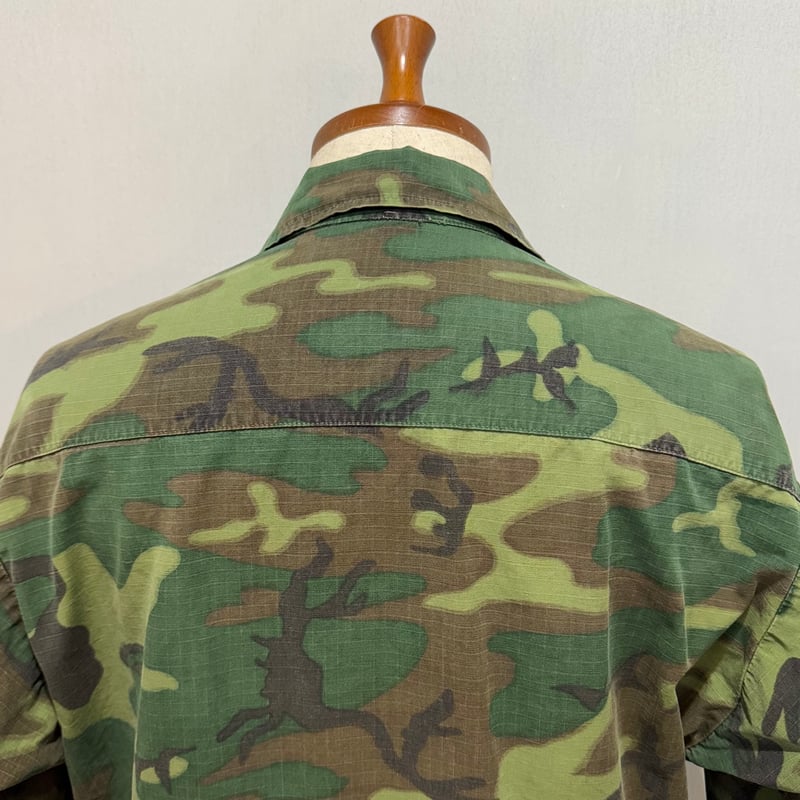 ジャケット・アウター 60s US.Army GREEN LEAF JUNGLE FATIGUE 60s US ARMY Jungle Fatigue Jacket グリーンリーフ ファティー