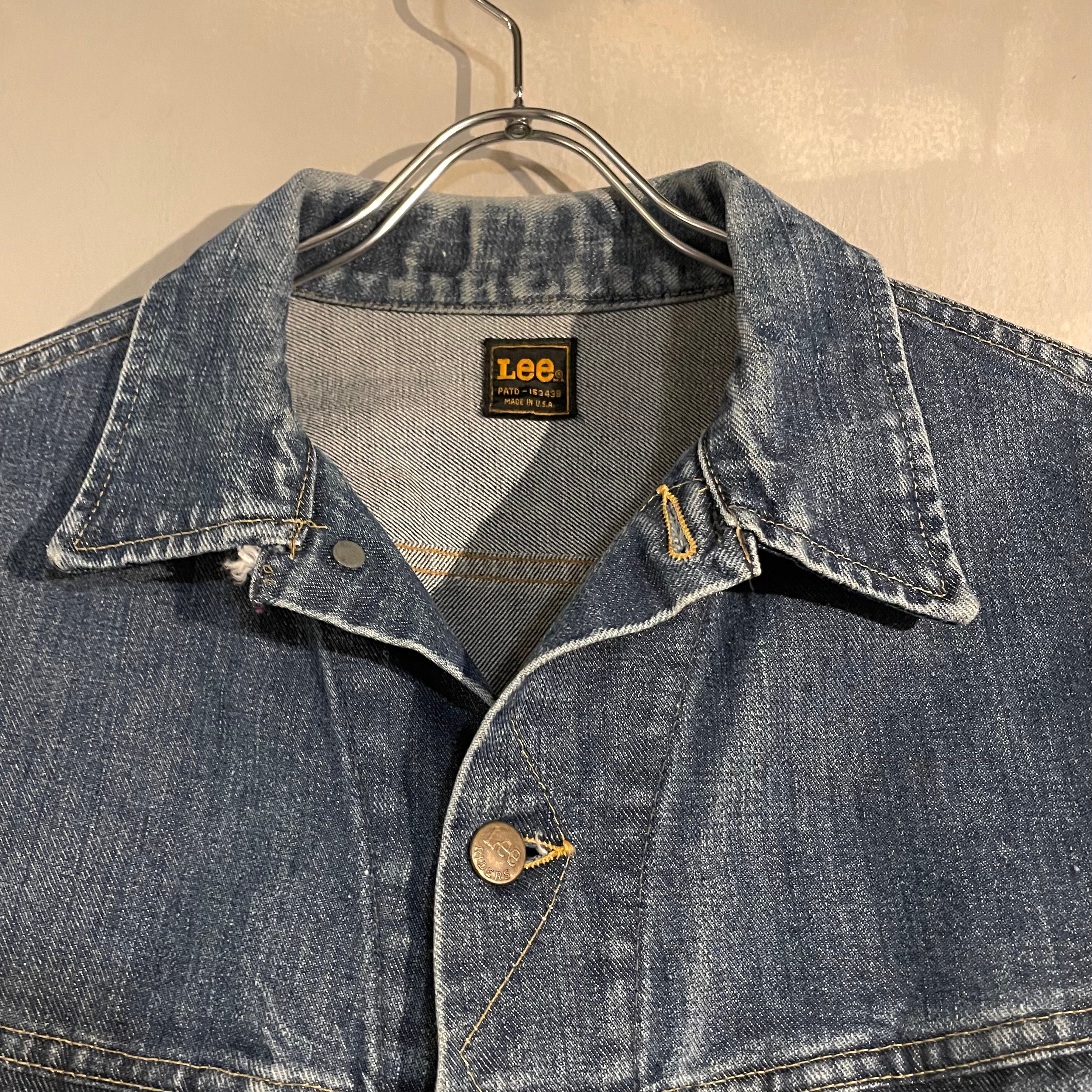 80s Lee 220-J デニムジャケット Size 44 USA製 リー ビッグサイズ (
