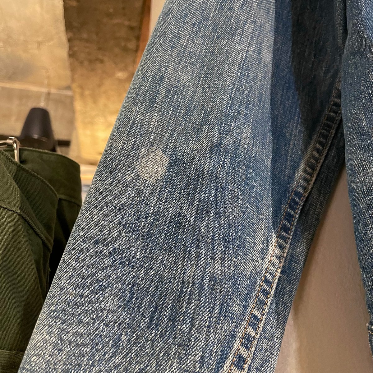 70s Levi's 70505 デニムジャケット ケアタグ USA製 Size 38 2 70s Levi's 70505 デニムジャケット ケアタグ USA製 Size 38 2