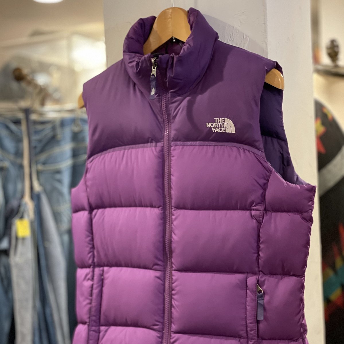 THE NORTH FACE ヌプシ ダウンベスト 90s パープル ノース 