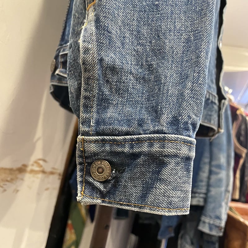 70s Levi's 70505 デニムジャケット ケアタグ スモールe 4th