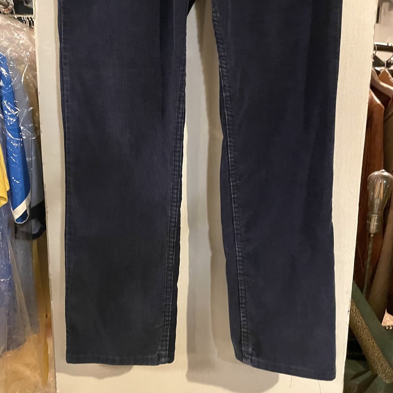 80s Levi's 521 コーデュロイパンツ 31×30 42 TALON ZIP ネイビ...