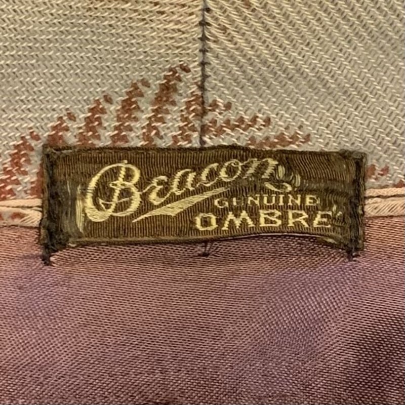 30s Beacon ブランケットガウン ショールカラーコート オンブレ