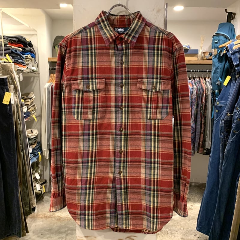 POLO by Ralph Lauren L/Sチェックネルシャツ ラルフローレン