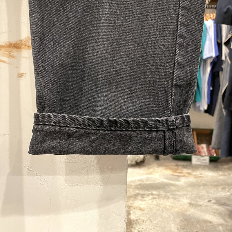 Levi's 501 90年代 リーバイス 501 後染めブラックデニムパンツ ボタン