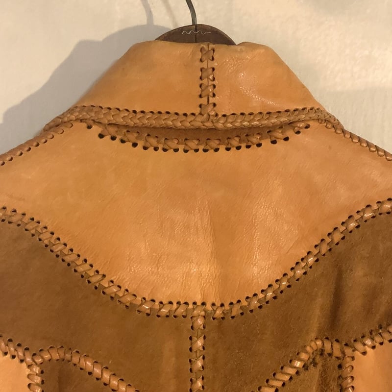 70s クラフト レザージャケット スウェード ハンドメイド (S2208 70s クラフト レザージャケット スウェード ハンドメイド (S2208