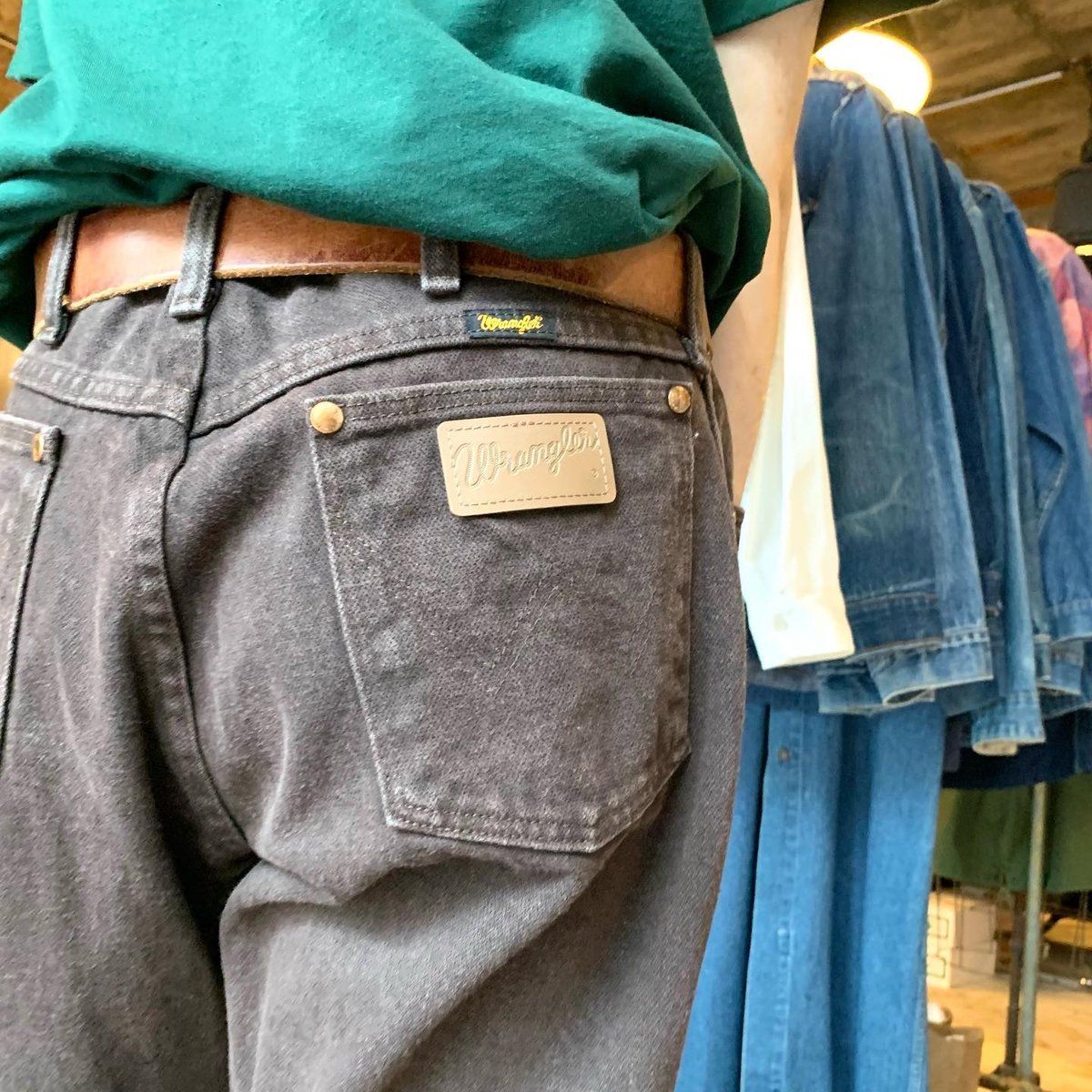 Wrangler 13MWZKL 32×30 カラーデニムパンツ ブラウン Wrangler 13MWZKL 32×30 カラーデニムパンツ ブラウン