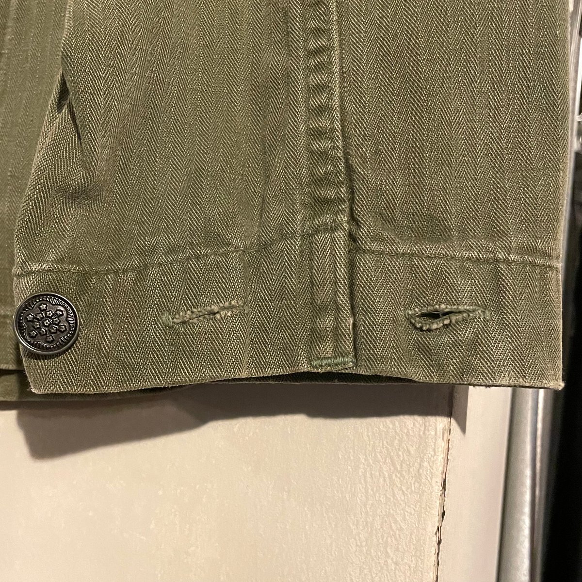 40s US ARMY M-43 HBT JACKET ヘリンボーンツイル ミリタリージャケッ