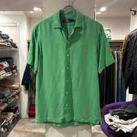 90s ラルフローレン オープンカラーシャツ Clayton ポニー無 90's “Polo Ralph Lauren” CLAYTON S/S SHIRT SIZE XL ラルフローレン