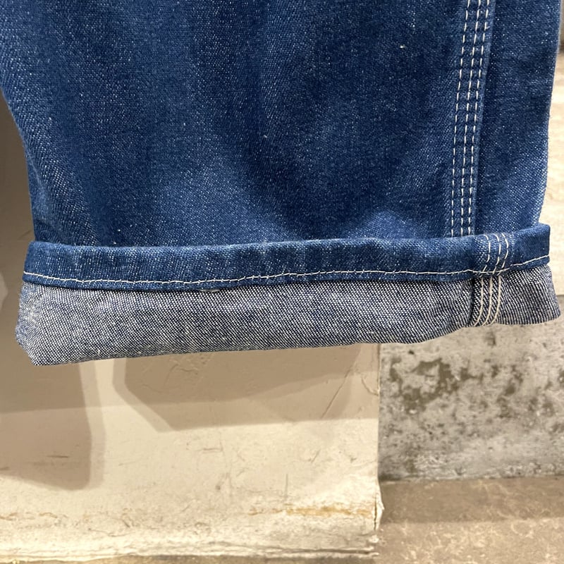 90s〜 KEY デニムオーバーオール 濃紺デニム overalls キー 90年代 (134