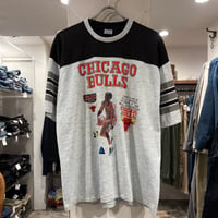 90s　S/S NBA Tシャツ　CHICAGO BULLS　MICHAEL JORDAN　Size L相当　シカゴ ブルズ　マイケル ジョーダン　(S5637)