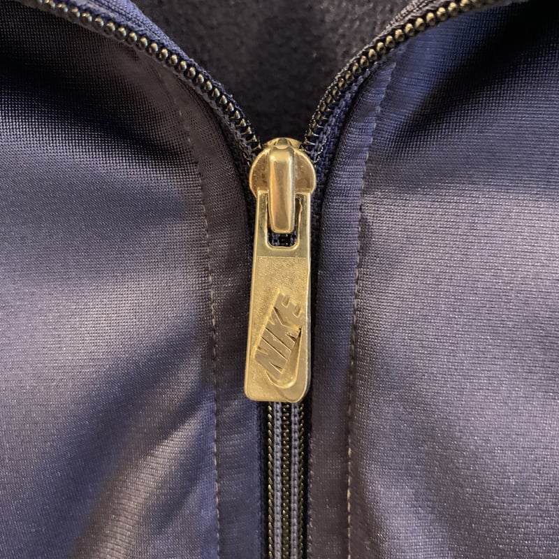 80s NIKE カレッジ　ジャージ 紺タグ　アメリカ製 80s NIKE トラックジャケット ジャージ フルジップ 紺タグ USA製
