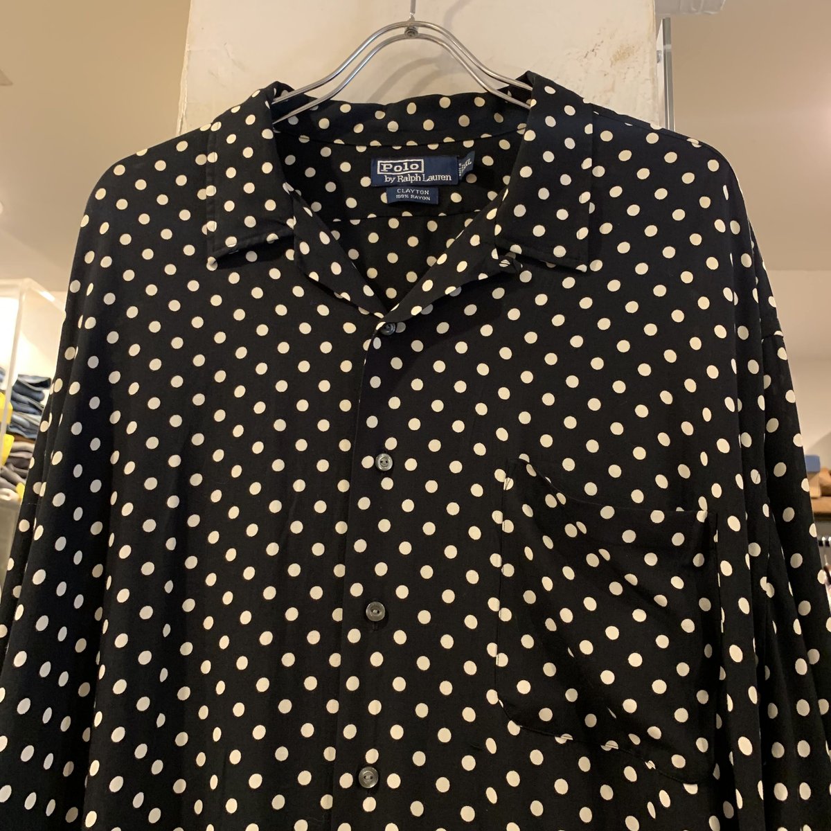 90s Polo by Ralph Lauren S/S オープンカラーシャツ ラルフ 90s Polo by Ralph Lauren S/S オープンカラーシャツ ラルフ