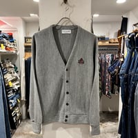 90s IZOD LACOSTE ラコステ アクリルカーディガン ブラック USA