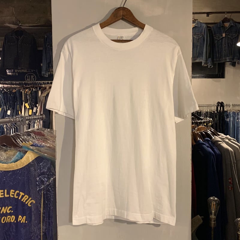 70s JC Penney ヴィンテージTシャツ ショートスリーブ 無地T ホワイト 