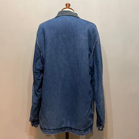 70s　Sears　VINTAGE DENIM COVER ALL　USA製　Size L　デニム カバーオール　シアーズ　(S5758)