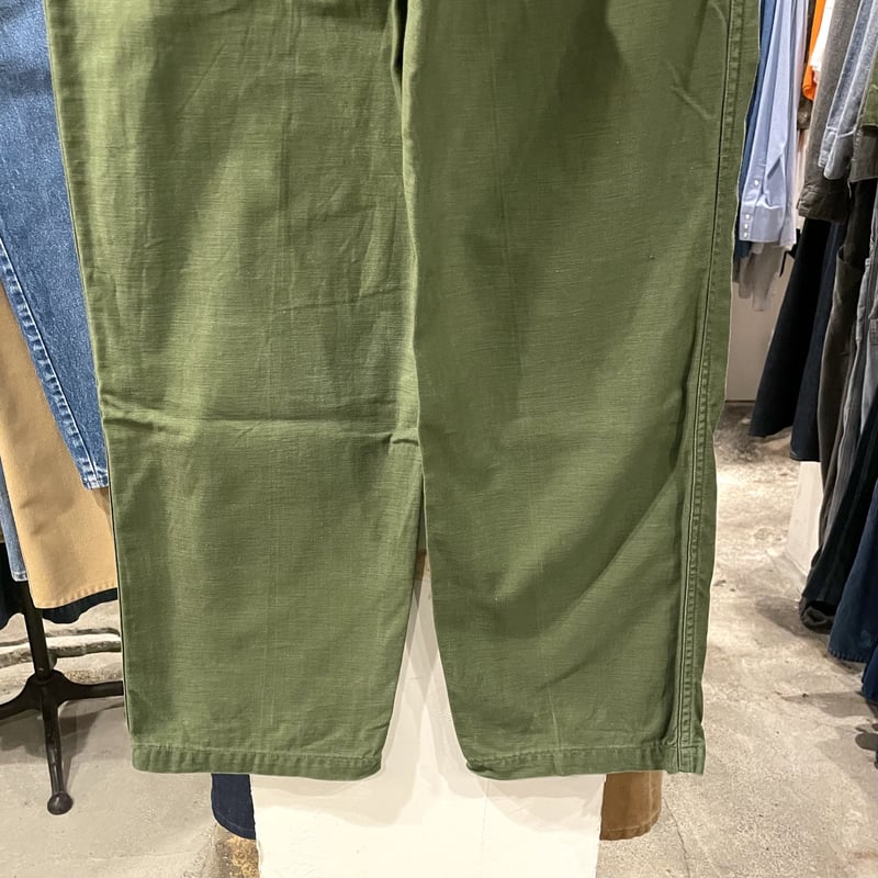 60s US ARMY ベイカーパンツ OG107 COTTON TROUTHERS 60年代