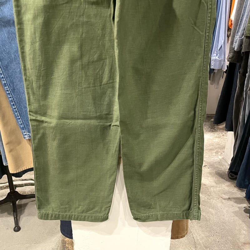 60s US ARMY ベイカーパンツ OG107 COTTON TROUTHERS 60年代 60s US ARMY ベイカーパンツ OG107 COTTON TROUTHERS 60年代