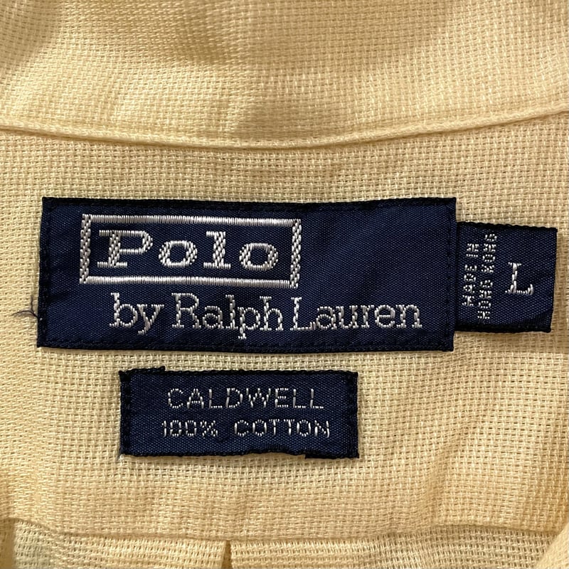ラルフローレン 開襟　ボックス　シャンブレー　シャツ　マチ付　コーストガード Polo Ralph Lauren 