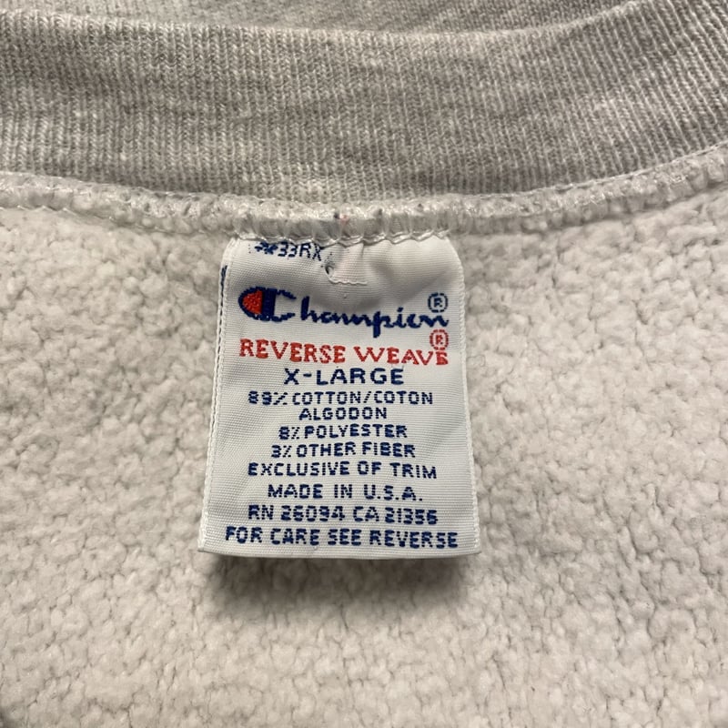 90s Champion リバースウィーブ REVERSE WEAVE USA製 バック 90s Champion リバースウィーブ REVERSE WEAVE USA製 バック