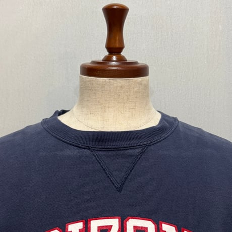 90s　Champion　L/S スウェットシャツ　USA製　Size XXL　ネイビー　カレッジスウェット　ARIZONA　チャンピオン　(S5333)