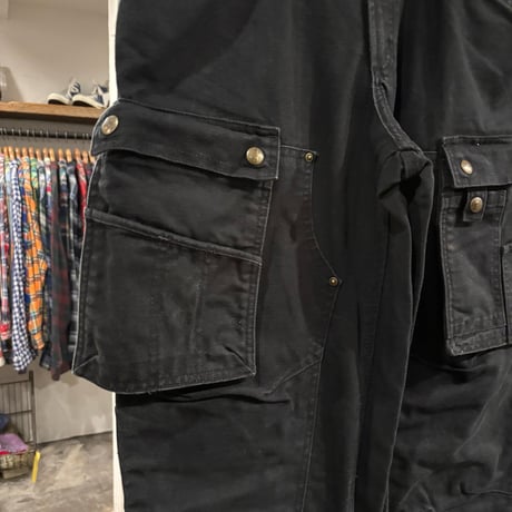 Carhartt　Duck Pants　Double Knee　31×32　ダック地　ブラック　ペインターパンツ　ダブルニー　マルチポケット　カーハート　(S5254)