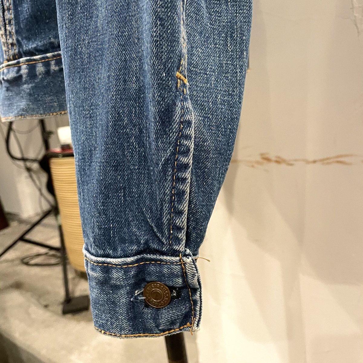 Levis 71205 Big E 60s デニムジャケット ロング丈 小パッチ 不 Levis 71205 Big E 60s デニムジャケット ロング丈 小パッチ 不