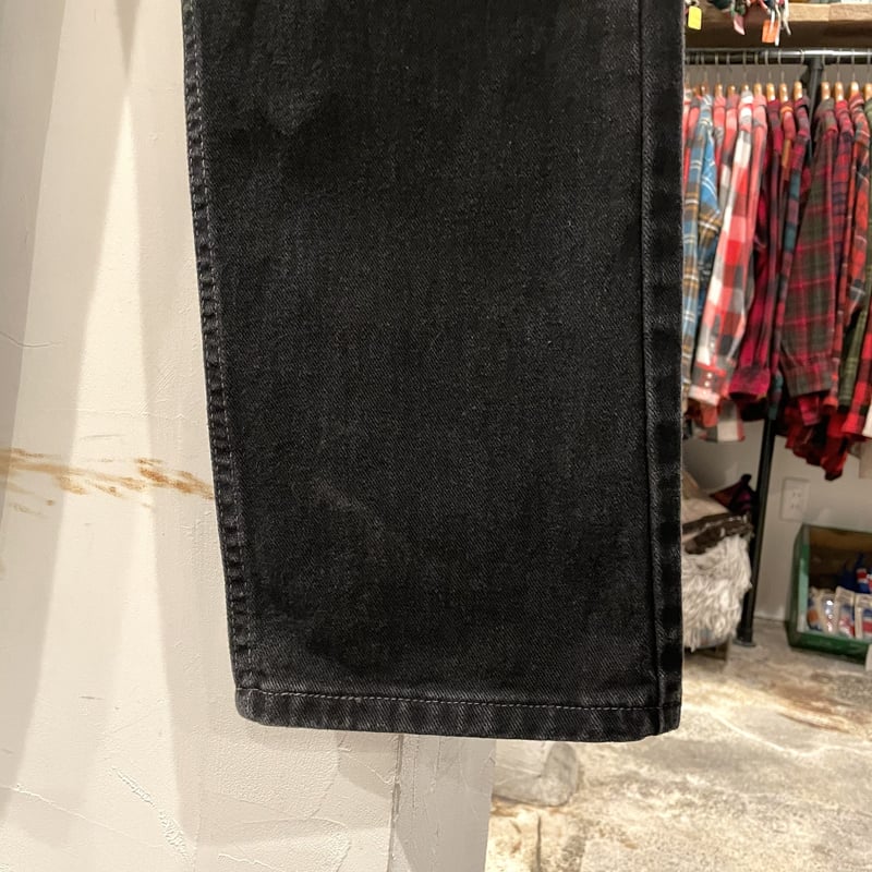 Levi's 505-0260 ブラックデニムパンツ リーバイス USA製 （S0846）