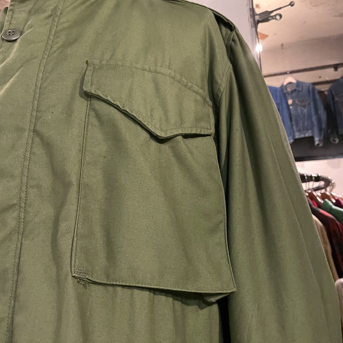 60s US ARMY M-65 Field Jacket 2ndタイプ アルミジップ DEA