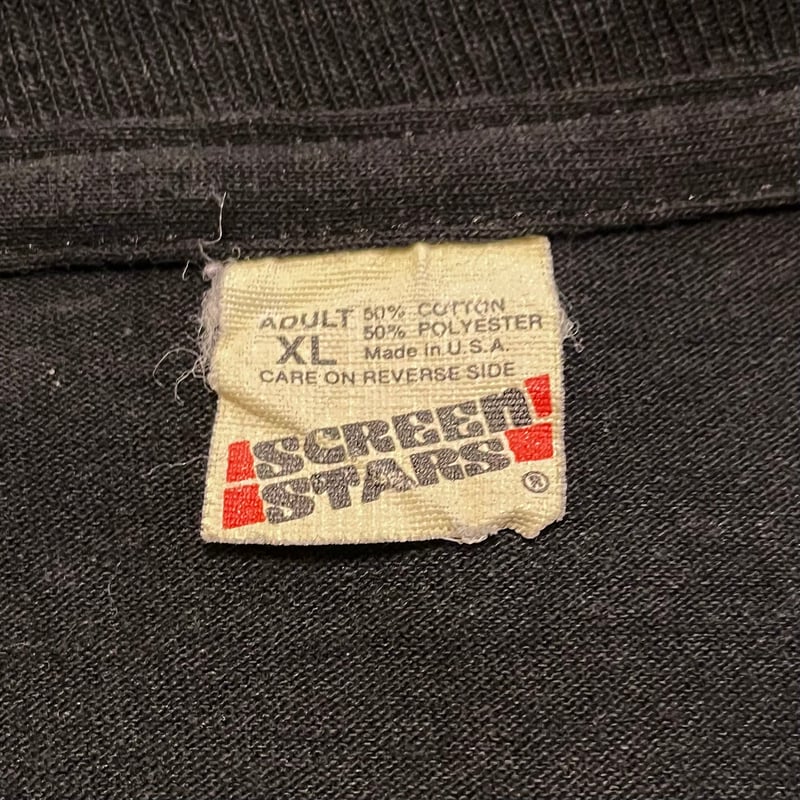 80s SCREEN STARS S/S Tシャツ D.A.R.E メッセージT USA製 S